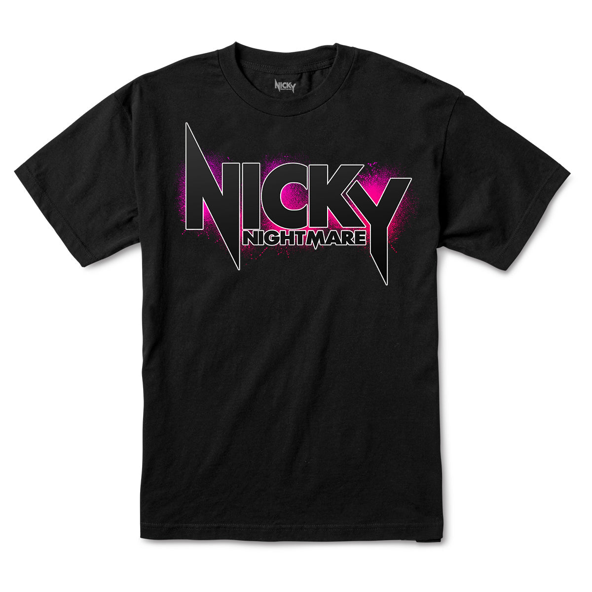 NN Neon Splash Logo Tee - Black