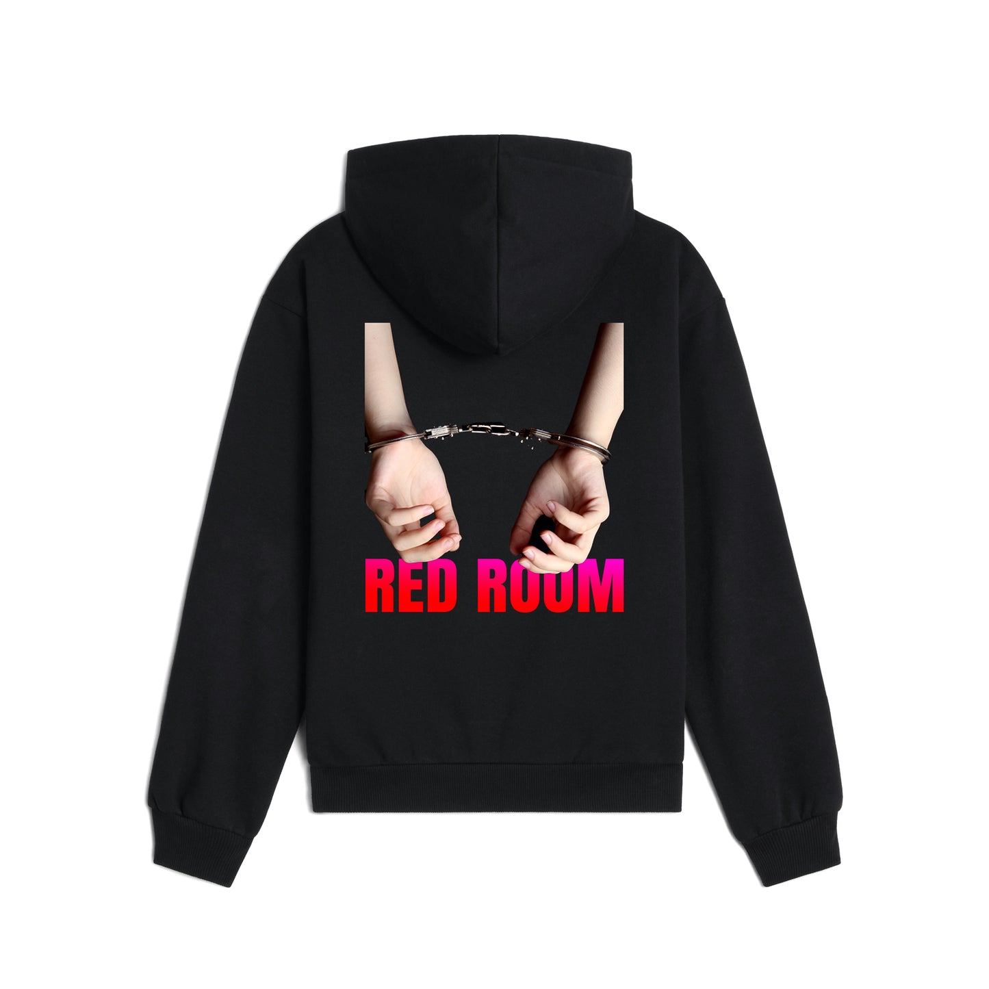 Red Room Zip Front Hoodie