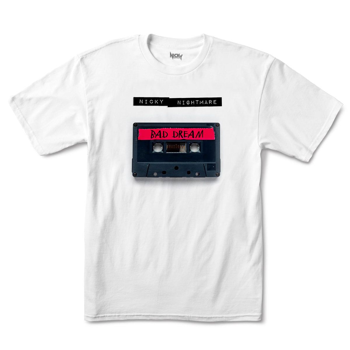 Cassette Tee - White