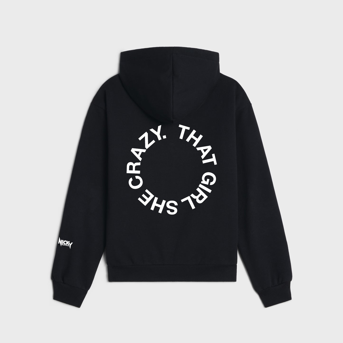 She Crazy Hoodie - Black